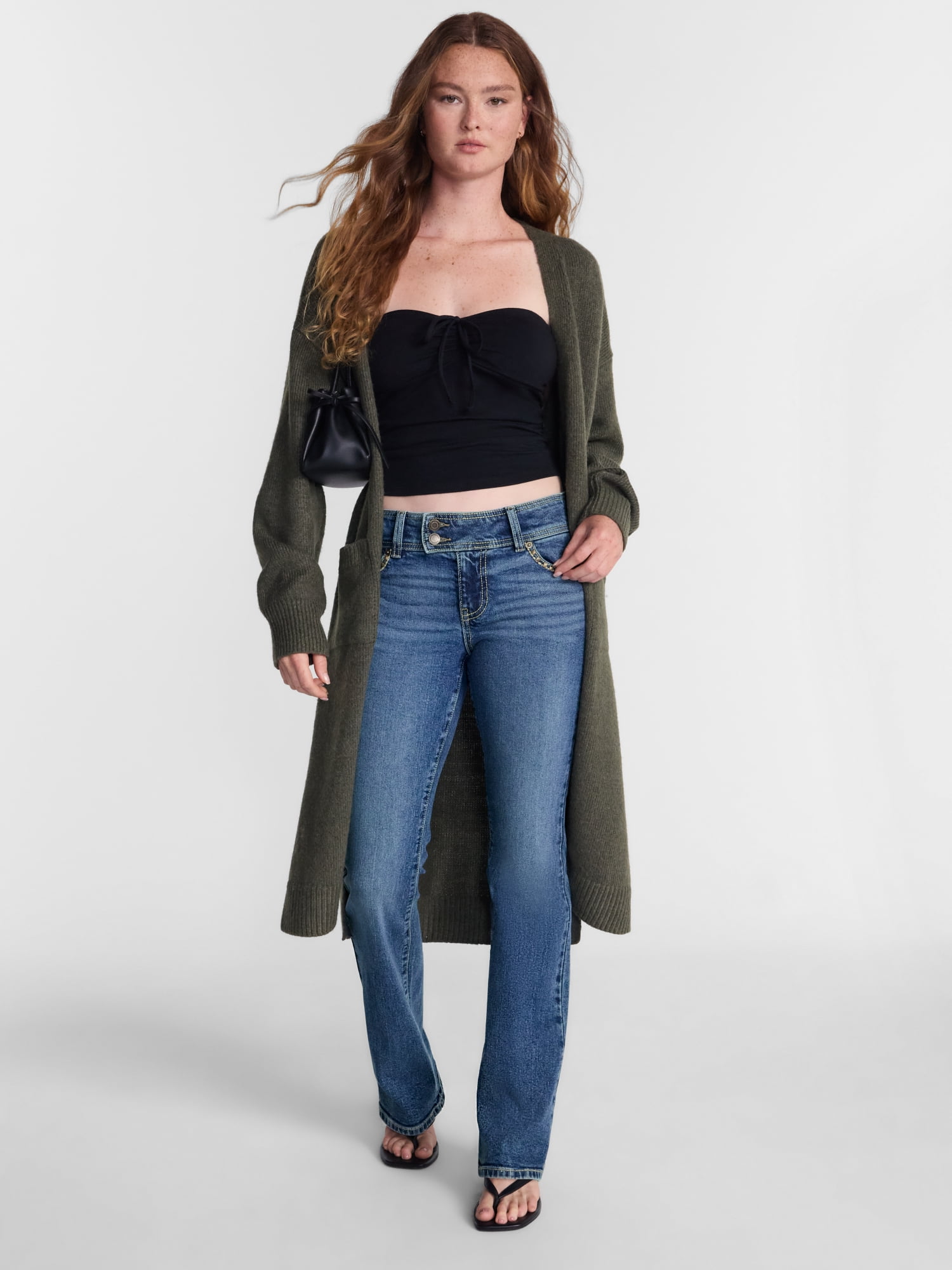 No Boundaries Extended Tab Bootcut Jeans, 31.5'' Inseam, Women’s 00-20