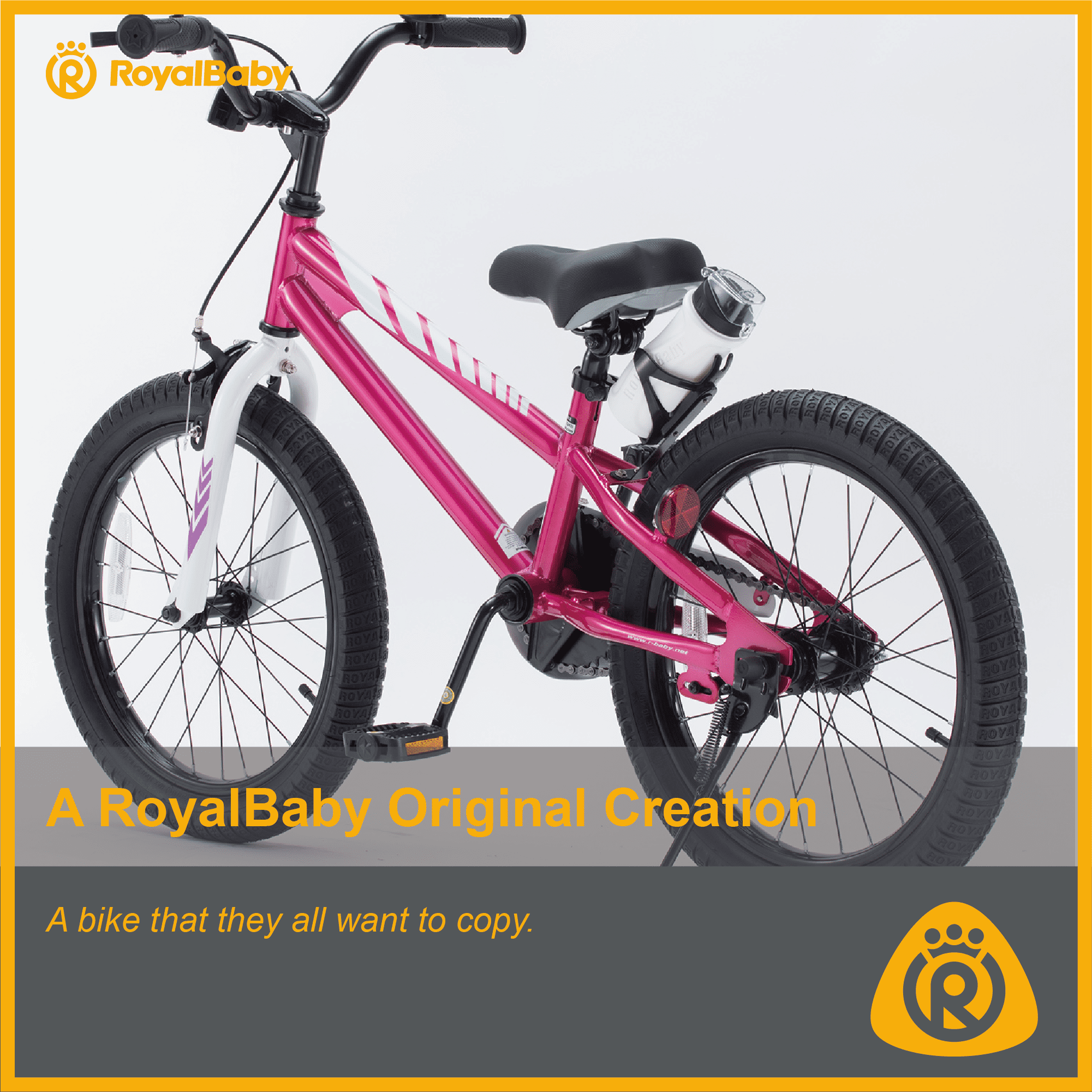 Royalbaby Freestyle Kids Bike 12 14 16 18 20 Inch Bicycle for Boys Girls Ages 3-12 Years, Multiple Color Options