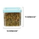 thumbnail image 2 of Contenedores para cereales, recipientes para almacenar alimentos con tapa, frascos herméticos altos para almacenar alimentos, recipientes de plástico para almacenar alimentos, contenedores para la des, 2 of 2