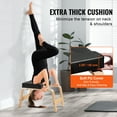 thumbnail image 4 of KFFKFF Yoga Inversion Stool, Supports up to 300 lbs, Ideal for Home Gym, Inversion Chair with Wooden Structure & PU Cushion, Yoga Stand Bench for Enhancing Strength and Balance, 4 of 9