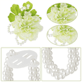 thumbnail image 3 of 32Pcs Elastic Pearl Wrist Bands Corsage Accessories Wedding DIY Decor for Beach, 3 of 9
