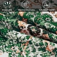 thumbnail image 3 of Boho Pillow Covers 18x18 Inch Square Set of 2, Christmas Green Throw Pillows for Couch Sofa Furniture, Velvet Farmhouse Decorative Pillows Carpet Pattern Ethnic Design Pillowcase for Bed Bench, 3 of 6