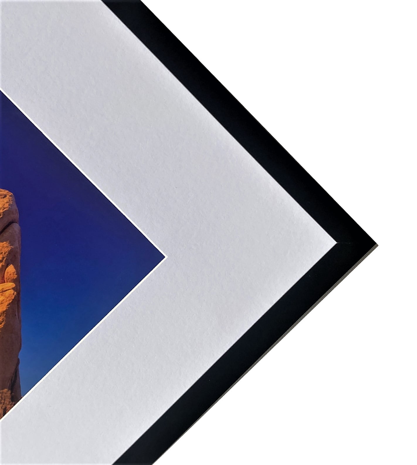 Picture Frame PVC Black Frame 13.4W*3.1D*19.3H/7.48LB Wall Mount Display, Pack of 5