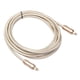 thumbnail image 1 of Cable de audio digital de fibra óptica con conector macho chapado en oro, 1 of 9