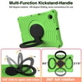 thumbnail image 4 of Dteck Slim Case for Samsung Galaxy Tab A8 10.5" 2022 (SM-X200/X205/X207), Kids with Rotating Kickstand Handle and Shoulder Strap Heavy Duty Shockproof Case, Green, 4 of 9