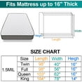 thumbnail image 2 of A house of tools Mattress Bag for Moving Storage - 2 Pack Plastic Waterproof Mattress Protector Cover,Heavy-Duty Mattress Moving Supplies (2, King), 2 of 8
