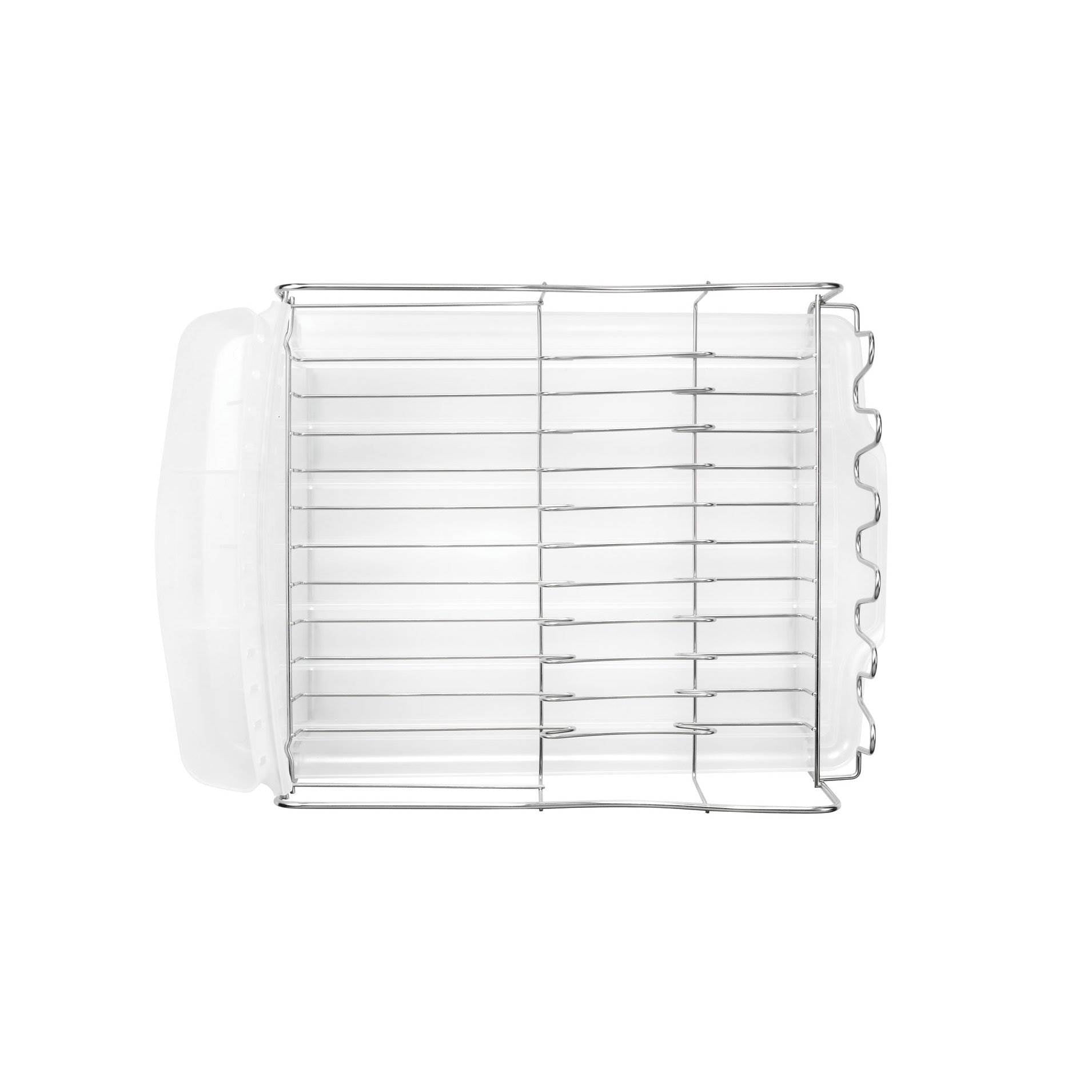 Polder 3 Piece Advantage Countertop Stainless Steel Dish Rack Drying System Walmart