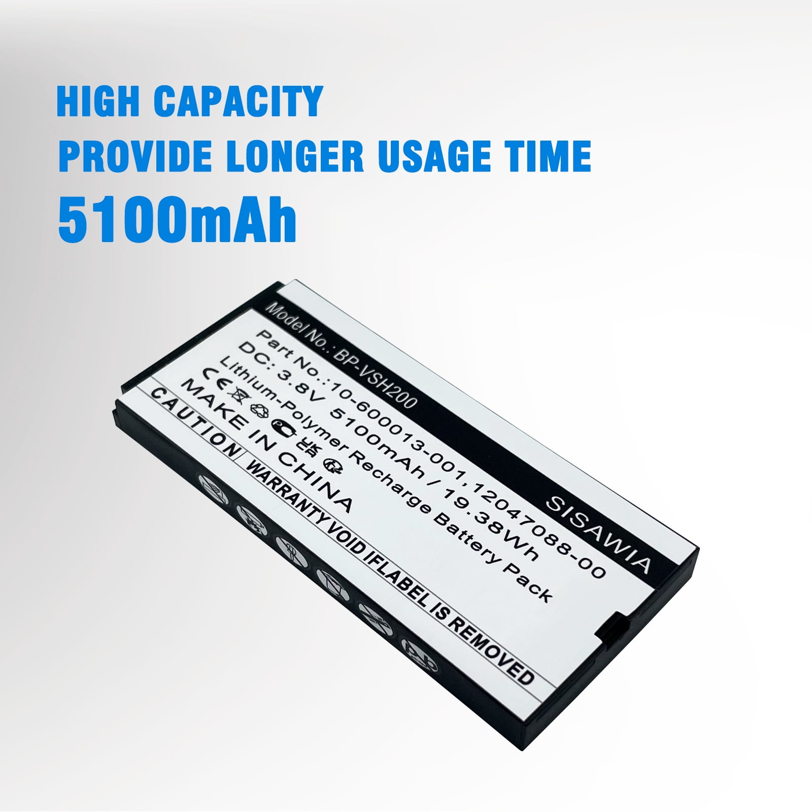 Replacement Battery for Vivint Smart Hub Control Panel,VS-SH2000-C00,10-600013-001,12047088-00,5100mAh