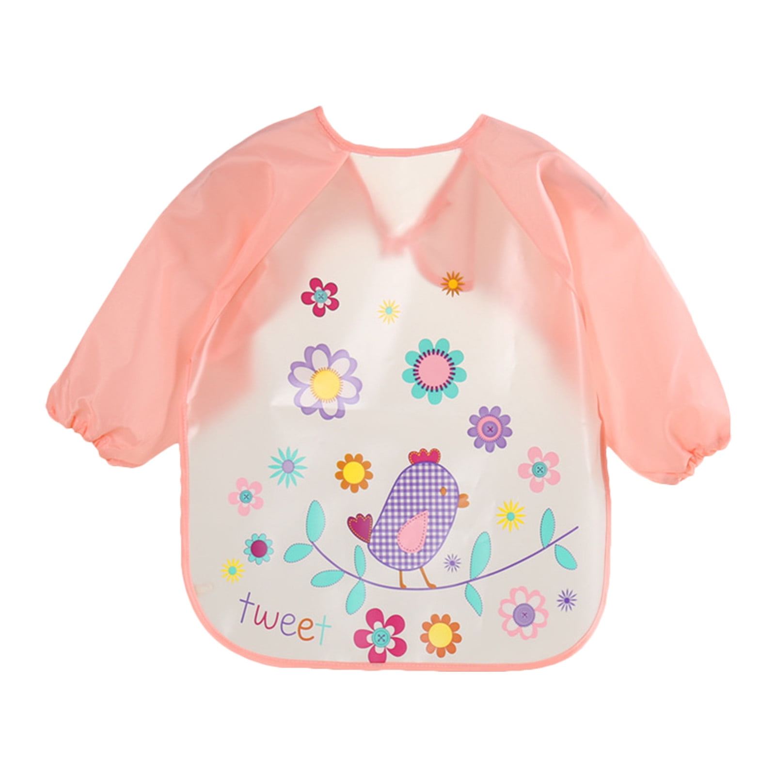 long sleeve baby bib