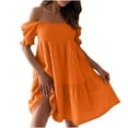 thumbnail image 2 of Robes pour Femmes 2024 Été Surdimensionnée Aguichant à Manches Courtes Sans Bretelles Dos Nu Tube Robe de Soirée Longue Rabais de 50 % Liquidation!, 2 of 8