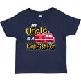 thumbnail image 3 of Inktastic My Uncle is a Firefighter with Fire Truck Boys or Girls Baby T-Shirt, 3 of 5