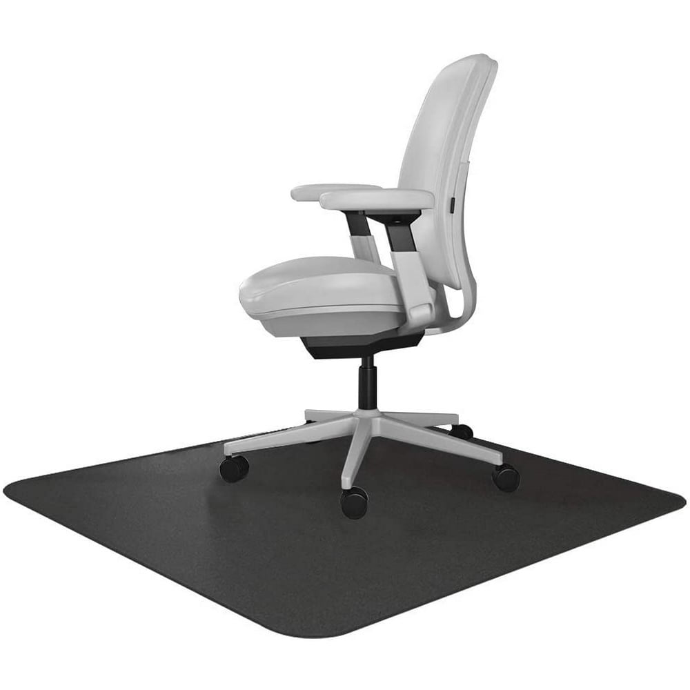 Resilia Office Desk Chair Mat for Carpet (with Grippers) Black, 30 Inches x 48 Inches, Made in Resilia Office Desk Chair Mat for Carpet (with Grippers) Black, 30 Inches x 48 Inches, Made in