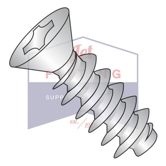 M3.5-1.57 x 25mm Metric Phillips Flat Head Pt Alternative 30 Degree Full thread A2 Stainless steel (Quantity: 2500)