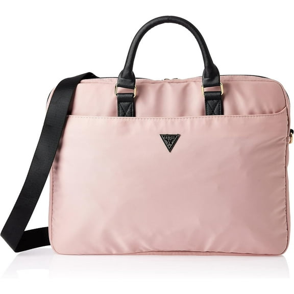 Guess Nylon Triangle Logo Bag for 16" Laptop Pink - GUCB15NTMLLP