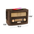 thumbnail image 6 of Fuse Audio VINT Retro Vintage Radio Speaker with Wireless Charging, 6 of 6