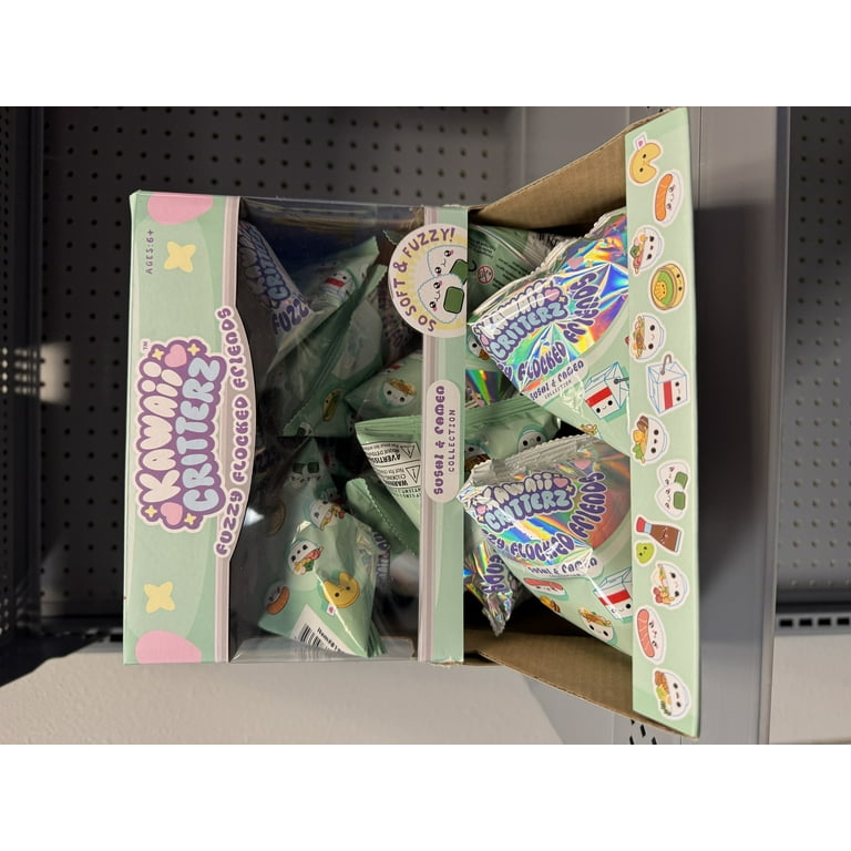 Kawaii Critterz - Sushi and Ramen Collection - Blind Bag Minifigures - Cute Fuzzy Flocked Collectible Toys