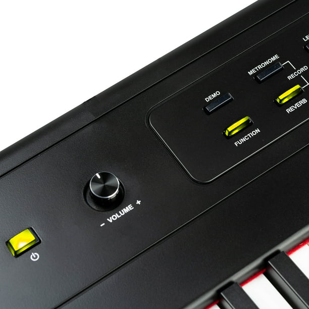 RockJam 88 Key Digital Piano Keyboard Piano with Semi-Weighted Keys Simply Piano Lessons - Walmart.com