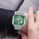 thumbnail image 2 of Novela reloj cuadrado reloj mecánico automático para hombres esfera hueca puntero luminoso, 2 of 3