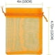thumbnail image 5 of 26-27 100PCS Organza Gift Bags, 4x4.72" Mixed Color Wedding Favor Bags with Drawstring, Premium Candy Jewelry Pouch Party Wrap, 5 of 5