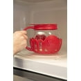 Ecolution MicroPop Microwave Popcorn Popper 3QT Temperature Safe Glass w/Multi Purpose Lid