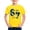 Yellow, variant on Kids T-Shirts 6 7 Six Seven Letter T-Shirts Comfortable Boys Summer Short Sleeve T Shirt Loose Fit Tee With Digital Number Print Round Neck Top For Kids White 120(5-6 Years)