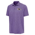 thumbnail image 2 of Men's Antigua Heather Purple Baltimore Ravens Par 3 Polo, 2 of 3