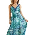 thumbnail image 2 of GUESS Women's Chrissy Maxi Dress Blue Size Small, 2 of 3