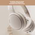 thumbnail image 3 of Headset, 40mm Driver  Ear Cups  Headphone Ergonomic Design Active Noise Cancelling Foldable Dual Playback Mode  For Office, 3 of 8