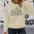 thumbnail image 5 of Christmas Tree Sweatshirts for Women 2025 Long Sleeve Crewneck Pine Tree Graphic Sweatshirt Xmas Holiday Pullover Tops, 5 of 7