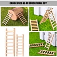 thumbnail image 3 of OULII 40Pcs Beige Mini Wood Ladder Decor for Indoor Decor and Miniature Garden Use, 3 of 7