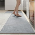 thumbnail image 1 of Polyester Tapis de Sol en Fibre m Gris Tapis de Cuisine Résistant à l'Huile Antidérapant avec Résistance à la Saleté et Tissage Imitation Lin (1 Pce) Rkxzt, 1 of 8