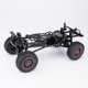 thumbnail image 5 of Conjunto de carrocería de chasis de aleación de aluminio para coche con neumático de goma compatible con Axial SCX24 90081 1:24 Crawler Hugo chasis de coche de oruga rc, 5 of 5