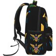 thumbnail image 3 of Faith Over Fear Patriotic Christian Cross American Flag Laptop Backpacks Double Shoulder Laptop Pack Bag Daypack Back Pack Bags Rucksack Computer Bag with Side Pockets Front Zipper Pockets, 3 of 6