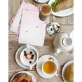 thumbnail image 4 of Cherry Blossom Kitchen Dish Towels for Drying Dishes Set of 3, Gradient Tree Pink Flower Plant Waffle Weave Microfiber Hand Tea Bathroom Towels Quick Dry & Absorbent Towel 15.7x23.6, 4 of 7