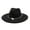 Black, variant on JYYYBF Men Suede Fedoras Hat Classic Retro Panama Hats with Beaded Band Casual Jazz Dress Cap for Clothes Accessories