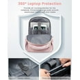 thumbnail image 5 of Lovevook Laptop Backpack for Women, Stylish Business Travel Work Bag with USB Charging Port, Water-Resistant Nurse Teacher College Computer Bag Daypack Fits up 15.6" Laptop, 5 of 7