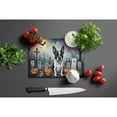 thumbnail image 2 of Boston Terrier Spooky Halloween Glass Cutting Board Large 12 in x 15 in, 2 of 5