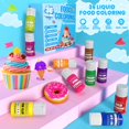 thumbnail image 4 of Set de Colorantes Alimentarios SigWong 36 Colores Líquidos de 13 mL por Botella, 4 of 7