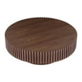 thumbnail image 5 of Kevinplus 31.5 inch  Round Coffee Table with Sturdy Pedestal for Apartment, Living Room, Walnut, 5 of 9