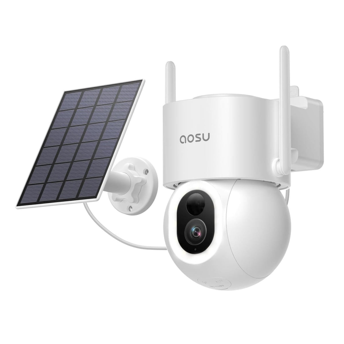 DEKCO 3K/5MP Security Cameras Wireless Outdoor, Solar Powered 400-Lumen Spotlight Camera, 360° Pan/Tilt Surveillance, Night Vision, 2.4G WiFi Camera, Auto Tracking, AI Human/Vehicle/Pet Detection