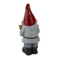 thumbnail image 4 of Northlight 17" Gnome with Welcome Sign Outdoor Garden Statue, 4 of 5