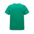 thumbnail image 2 of Manyakai Girls Boys Athletic Shirts Short Sleeve Dry-Fit Basic T-Shirts Active Performance Sports Green 140, 2 of 6