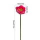 thumbnail image 3 of Simulación Plástica 1 unidad de flores artificiales de loto de plástico rosa oscuro,nenúfares,arreglo decorativo para sala de Buda,mesa de comedor,mueble de TV y pecera. Rkxzt, 3 of 9