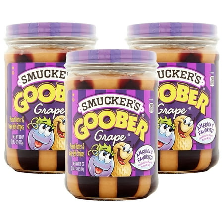 grape peanut butter goober jelly smucker stripes oz pack
