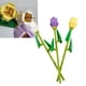 thumbnail image 5 of Kit de construcción de ramo de flores, colores variados, habilidad práctica, fácil montaje, bloques de construcción de flores para adultos y niños, 5 of 14