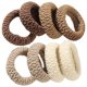 thumbnail image 1 of 8 pcs Decorative Hair Ties Elastic Hair Ropes Girl Hair Ties Elastic Ponytail Holders, 1 of 4