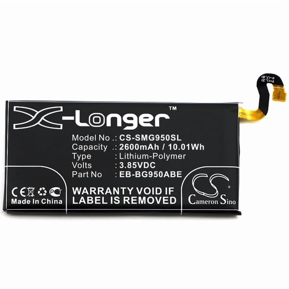 2600mAh EB-BG950ABA EB-BG950ABE GH43-04731A Battery for Samsung Galaxy S8  TD-LTE Galaxy S8 SC-02J SM-G9508 SM-G9500