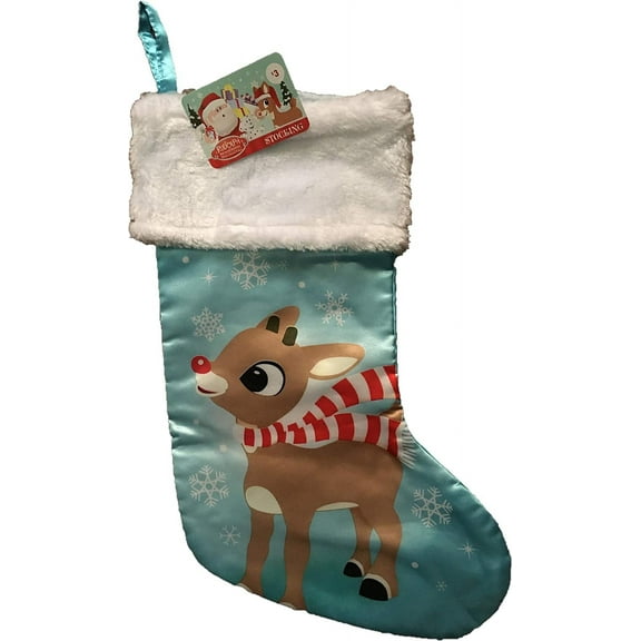 The Red-Nosed Reindeer Holiday Christmas Stocking