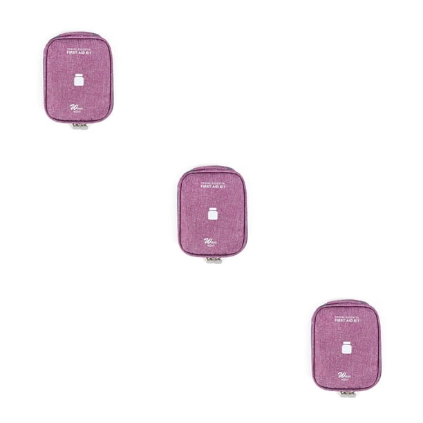 Kit de emergencia Inteprter Organizador Cremallera Impermeable Bolsa de almacenamiento vacía gris 600D Pequeño