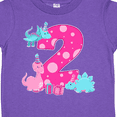thumbnail image 4 of Inktastic Dinosaur Party-second Birthday Girls Toddler T-Shirt, 4 of 5